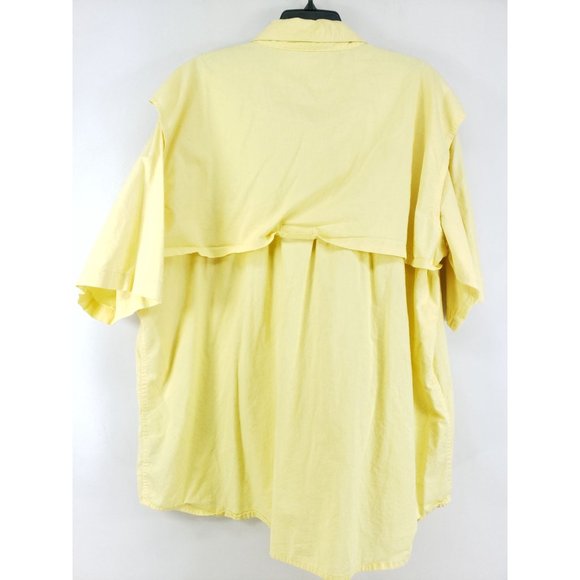 World Wide Sportsman Vented Shirt Men's Size 2XL Yellow - Picture 2 of 7
